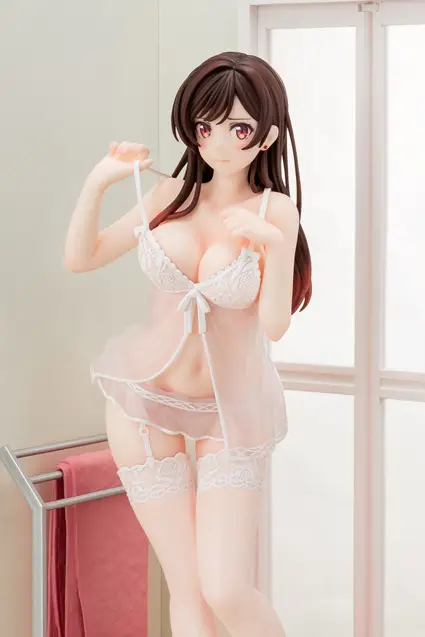 Figurine Rent a Girlfriend - Chizuru Mizuhara - Ver. See-through Lingerie Angel White - 1/6 - Hakoiri Musume
