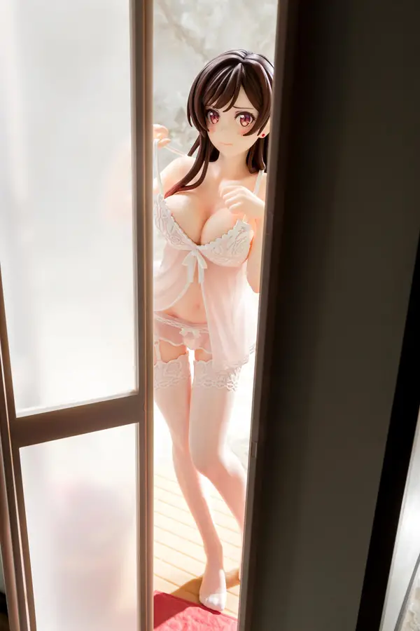 Figurine Rent a Girlfriend - Chizuru Mizuhara - Ver. See-through Lingerie Angel White - 1/6 - Hakoiri Musume
