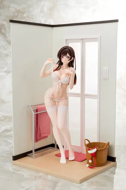 Figurine Rent a Girlfriend - Chizuru Mizuhara - Ver. See-through Lingerie Angel White - 1/6 - Hakoiri Musume
