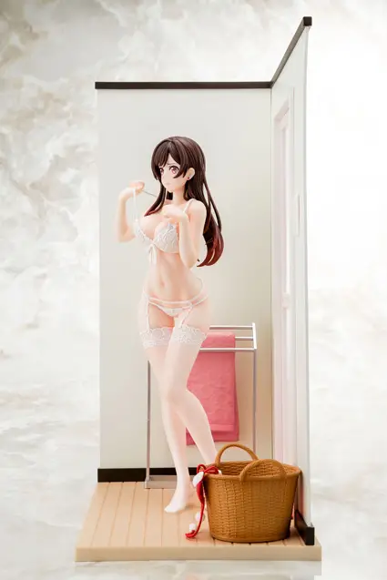 Figurine Rent a Girlfriend - Chizuru Mizuhara - Ver. See-through Lingerie Angel White - 1/6 - Hakoiri Musume