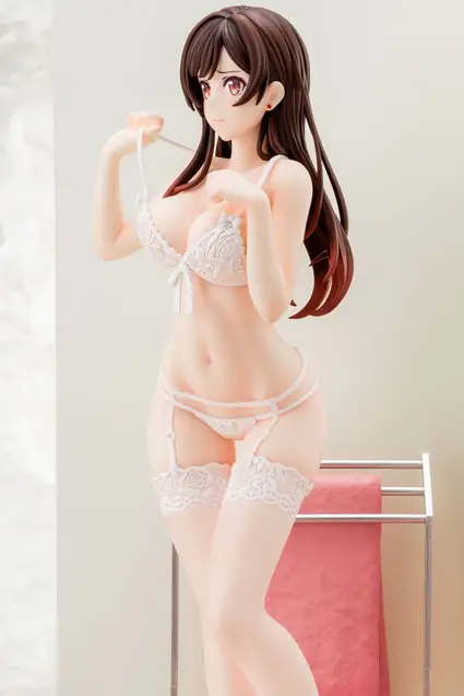 Figurine Rent a Girlfriend - Chizuru Mizuhara - Ver. See-through Lingerie Angel White - 1/6 - Hakoiri Musume