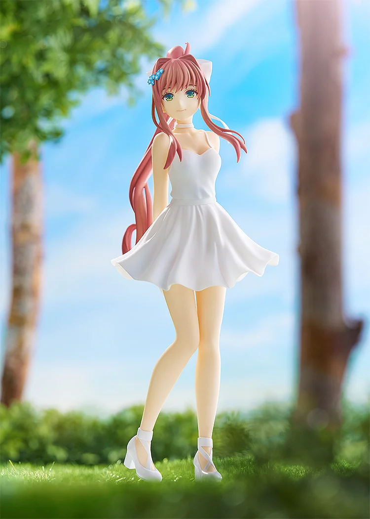 Figurine Doki Doki Literature Club! - Monika - Ver. White Dress - Pop Up Parade - Good Smile Company