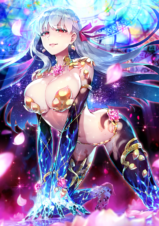 "Fate/Grand Order" : Illustration de la dernière ascension (Final Ascension) de la servante de Classe Assassin : Kama, dessinée par ReDrop.