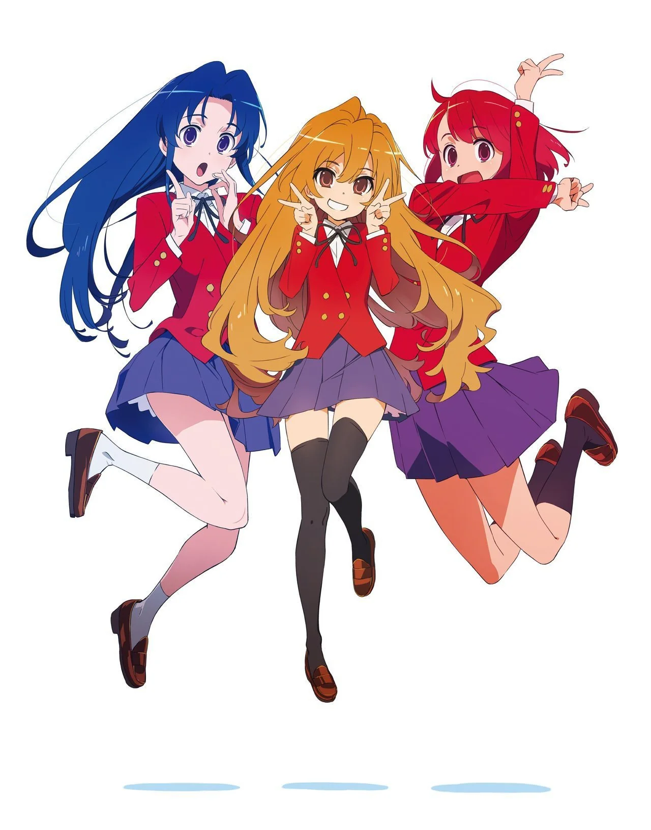 Illustration de la boîte du 10e anniversaire de la série "Toradora".