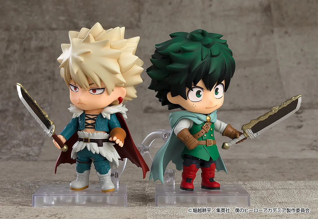 Figurine Boku no Hero Academia - Izuku Midoriya et Katsuki Bakugo - Ver. Jikketsu Costume - Nendoroid - Good Smile Company