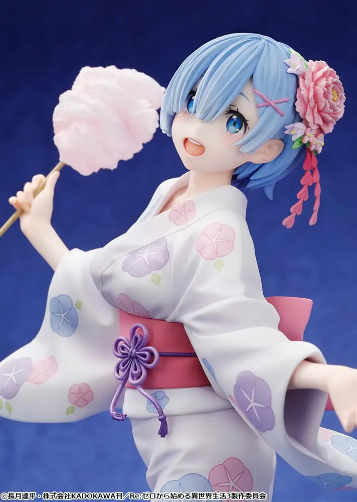 Figurine Re:Zero kara Hajimeru Isekai Seikatsu - Rem - Ver. Yukata - 1/7 - KDcolle - Kadokawa
