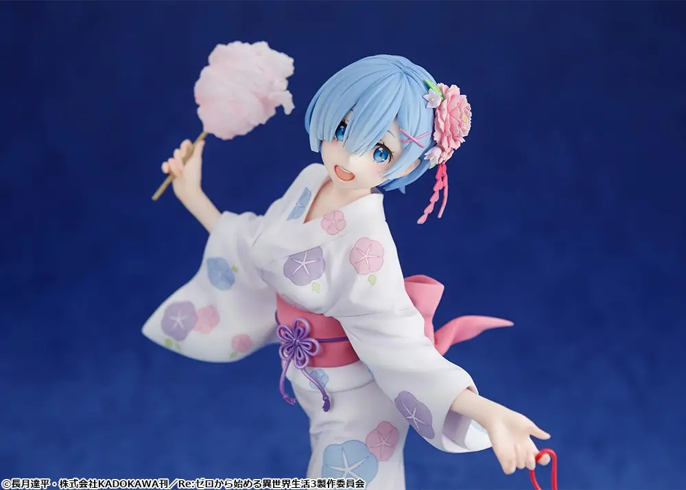 Figurine Re:Zero kara Hajimeru Isekai Seikatsu - Rem - Ver. Yukata - 1/7 - KDcolle - Kadokawa