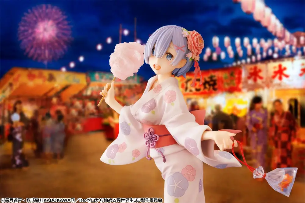 Figurine Re:Zero kara Hajimeru Isekai Seikatsu - Rem - Ver. Yukata - 1/7 - KDcolle - Kadokawa