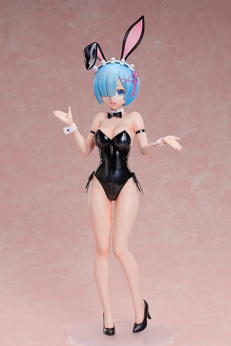 Figurine Re:Zero kara Hajimeru Isekai Seikatsu - Rem - Ver. Bare Leg Bunny 2nd - 1/4 - B-Style - FREEing