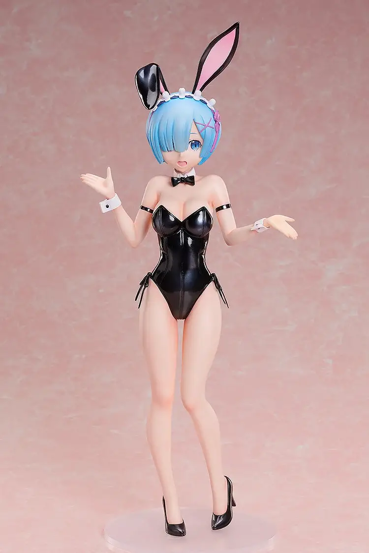 Figurine Re:Zero kara Hajimeru Isekai Seikatsu - Rem - Ver. Bare Leg Bunny 2nd - 1/4 - B-Style - FREEing