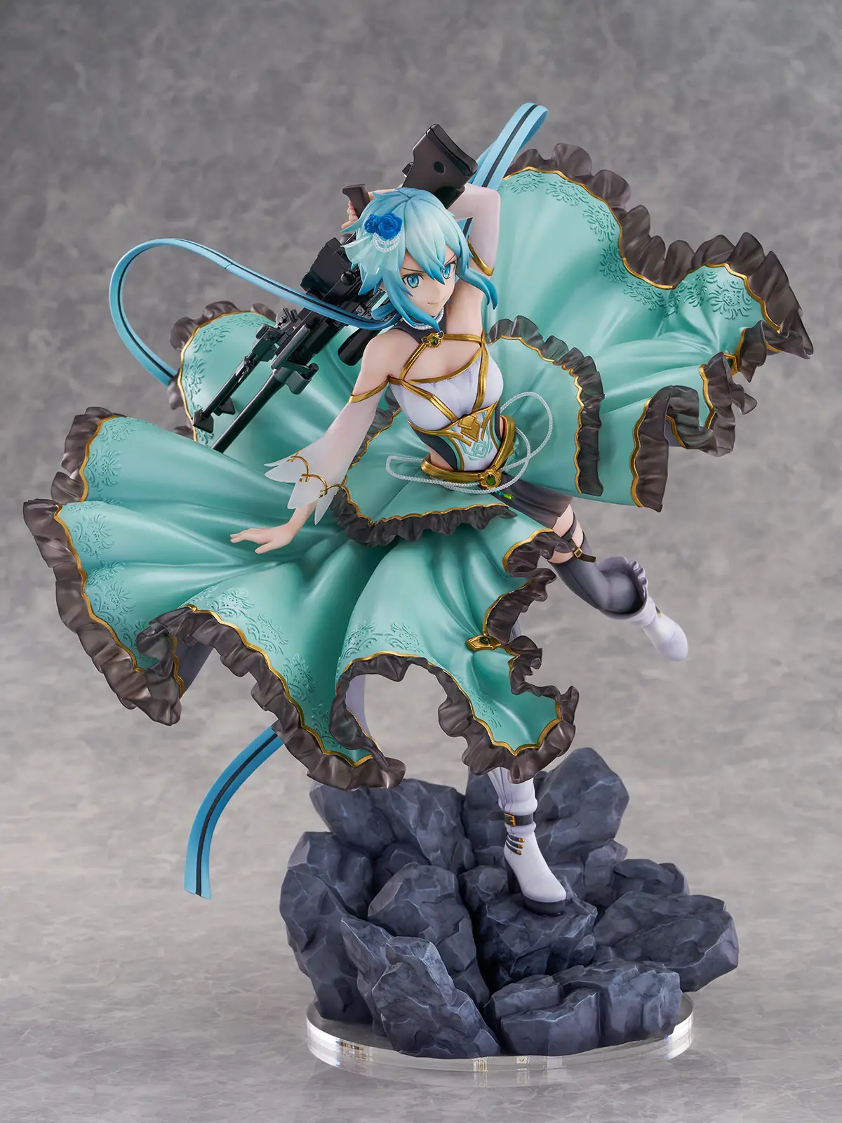 Figurine Sword Art Online - Shino Asada (Sinon) - Ver. Crystal Dress - 1/7 - Shibuya Scramble Figure - Alpha Satellite/eStream