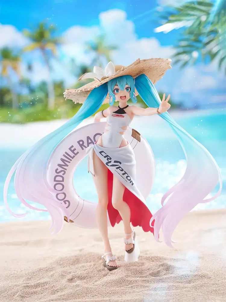 Figurine Vocaloid - Hatsune Miku - Ver. Racing Miku 2024 Tropical original - Tenitol - FuRyu