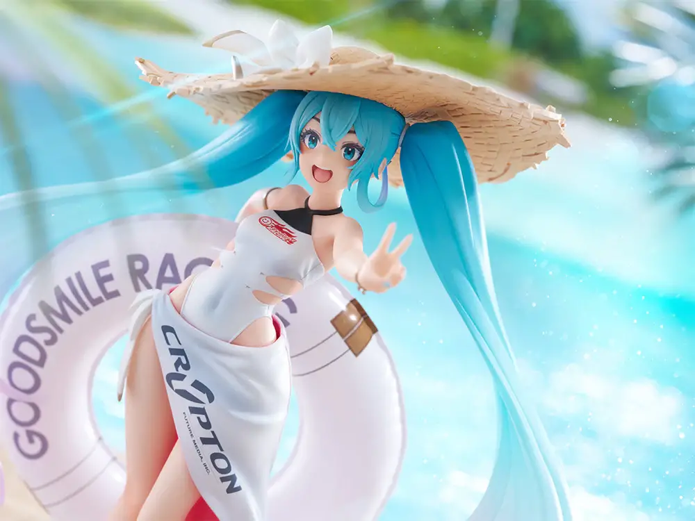 Figurine Vocaloid - Hatsune Miku - Ver. Racing Miku 2024 Tropical original - Tenitol - FuRyu