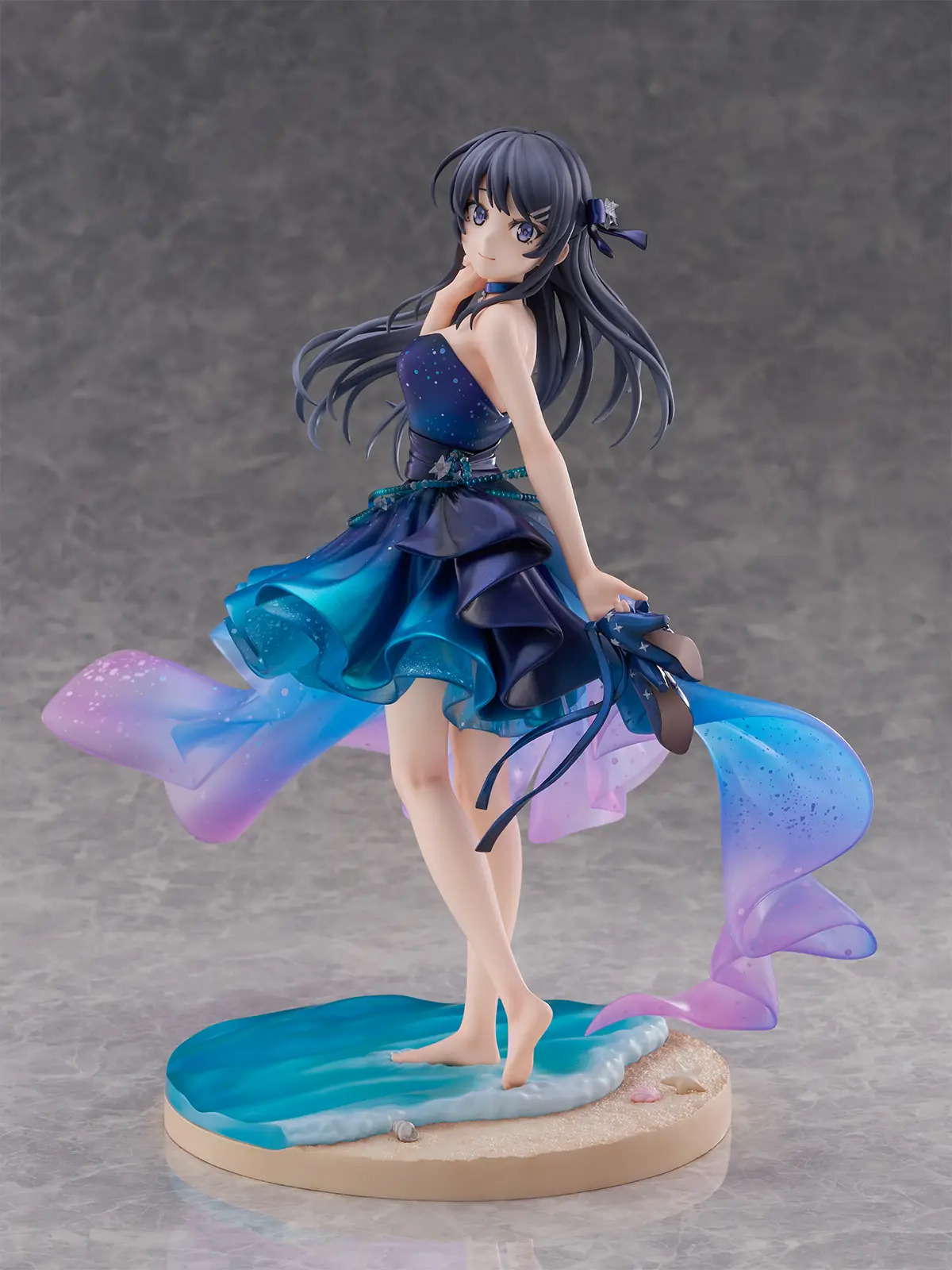 Figurine Rascal Does Not Dream of Bunny Girl Senpai - Mai Sakurajima - Ver. Starry Dress - 1/7 - Shibuya Scramble Figure - Alpha Satellite eStream