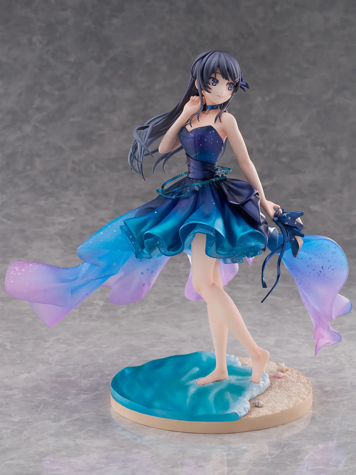 Figurine Rascal Does Not Dream of Bunny Girl Senpai - Mai Sakurajima - Ver. Starry Dress - 1/7 - Shibuya Scramble Figure - Alpha Satellite eStream