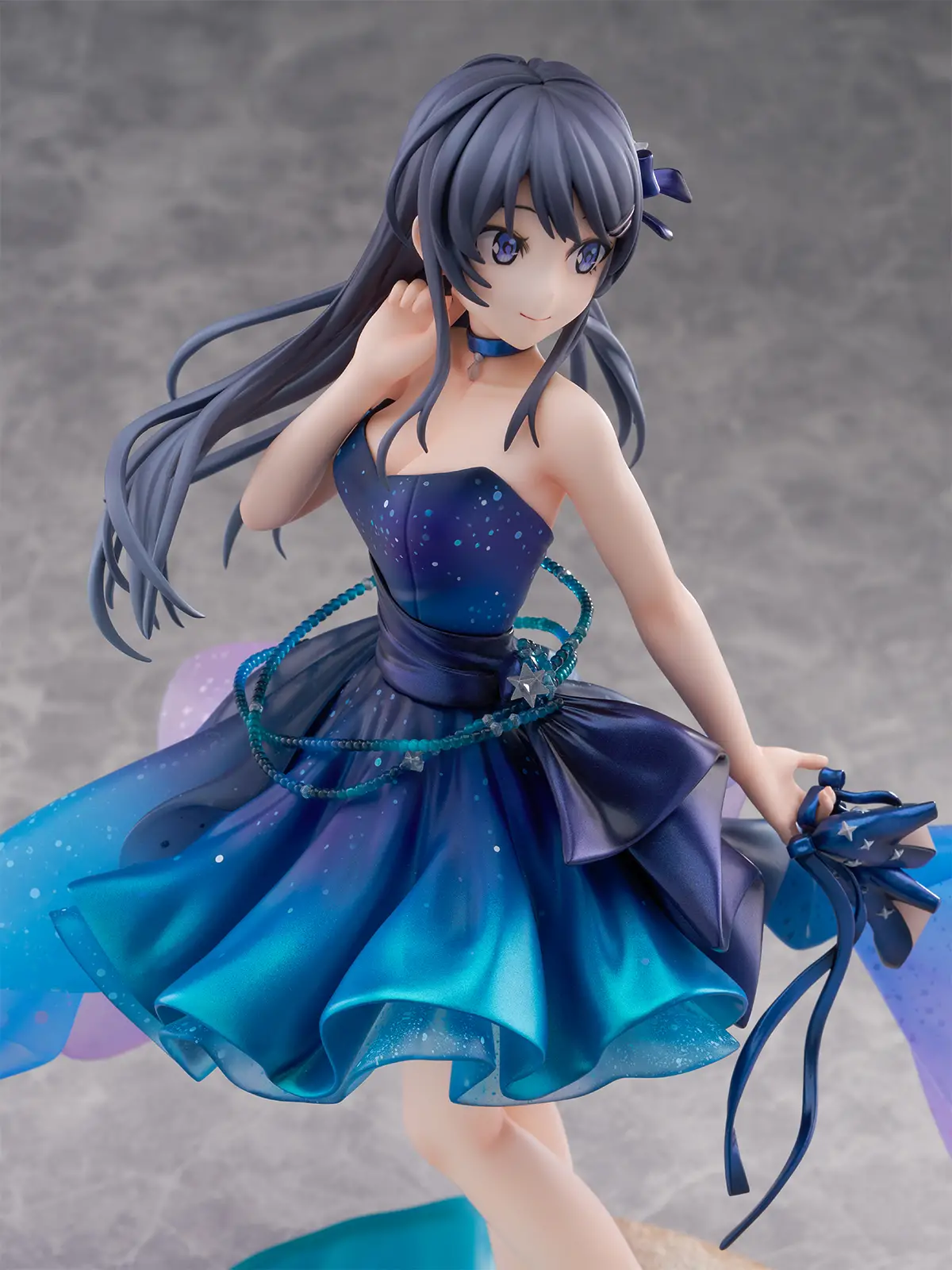 Figurine Rascal Does Not Dream of Bunny Girl Senpai - Mai Sakurajima - Ver. Starry Dress - 1/7 - Shibuya Scramble Figure - Alpha Satellite eStream