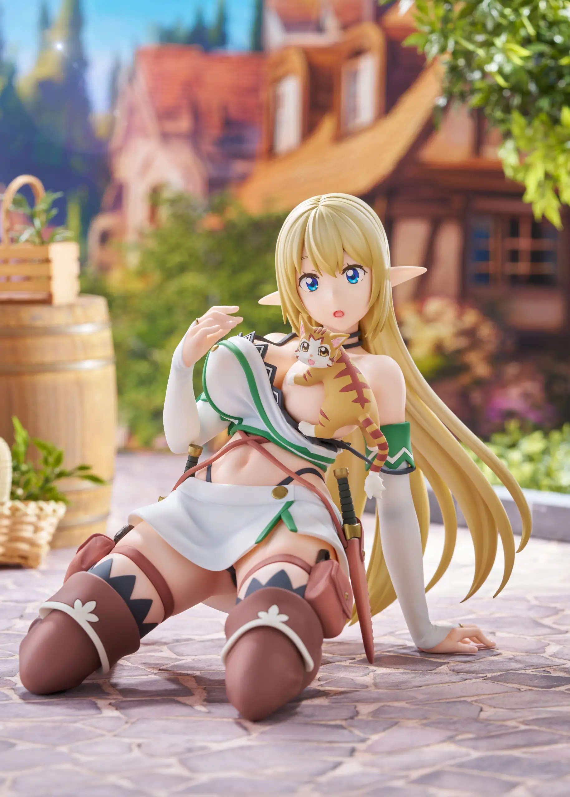 Figurine I’m a Behemoth, an S-Ranked Monster, but Mistaken for a Cat, I Live as an Elf Girl’s Pet - Aria et Tama - 1/7 - Alice Glint