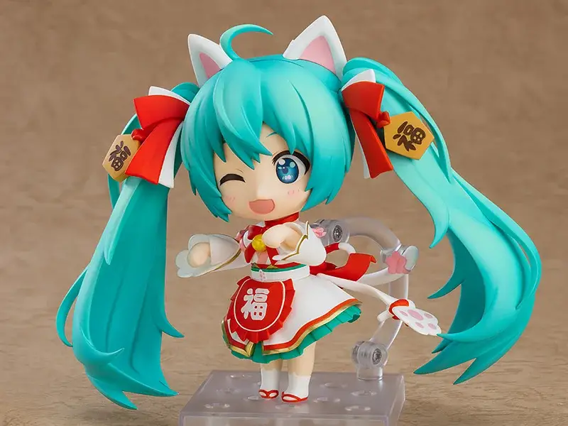 Figurine Vocaloid - Hatsune Miku - Nendoroid - Ver. Maneki Miku - Good Smile Company