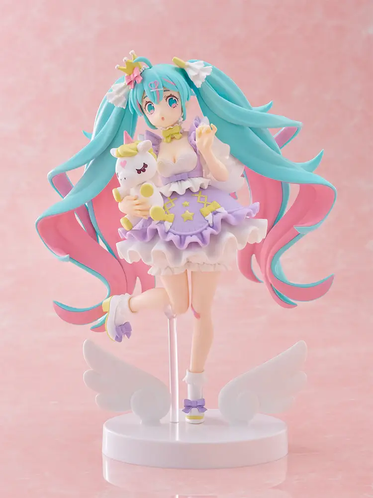 Figurine Vocaloid - Hatsune Miku - Ver. Yumekawa Princess Lavender - Tenitol - FuRyu