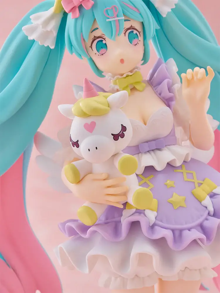 Figurine Vocaloid - Hatsune Miku - Ver. Yumekawa Princess Lavender - Tenitol - FuRyu