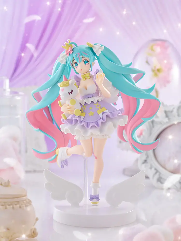 Figurine Vocaloid - Hatsune Miku - Ver. Yumekawa Princess Lavender - Tenitol - FuRyu