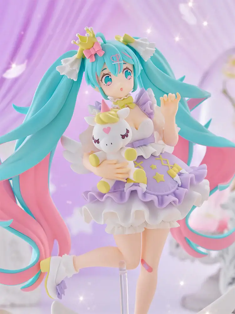 Figurine Vocaloid - Hatsune Miku - Ver. Yumekawa Princess Lavender - Tenitol - FuRyu