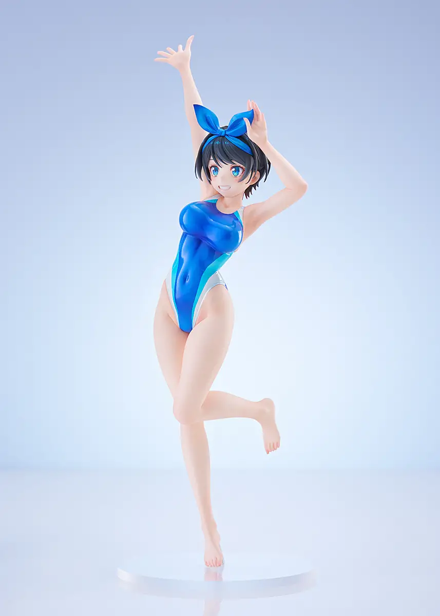 Figurine Rent-a-Girlfriend - Ruka Sarashina - Ver. competitive swimsuit - Swimsuit Silhouette - 1/7 - Amakuni