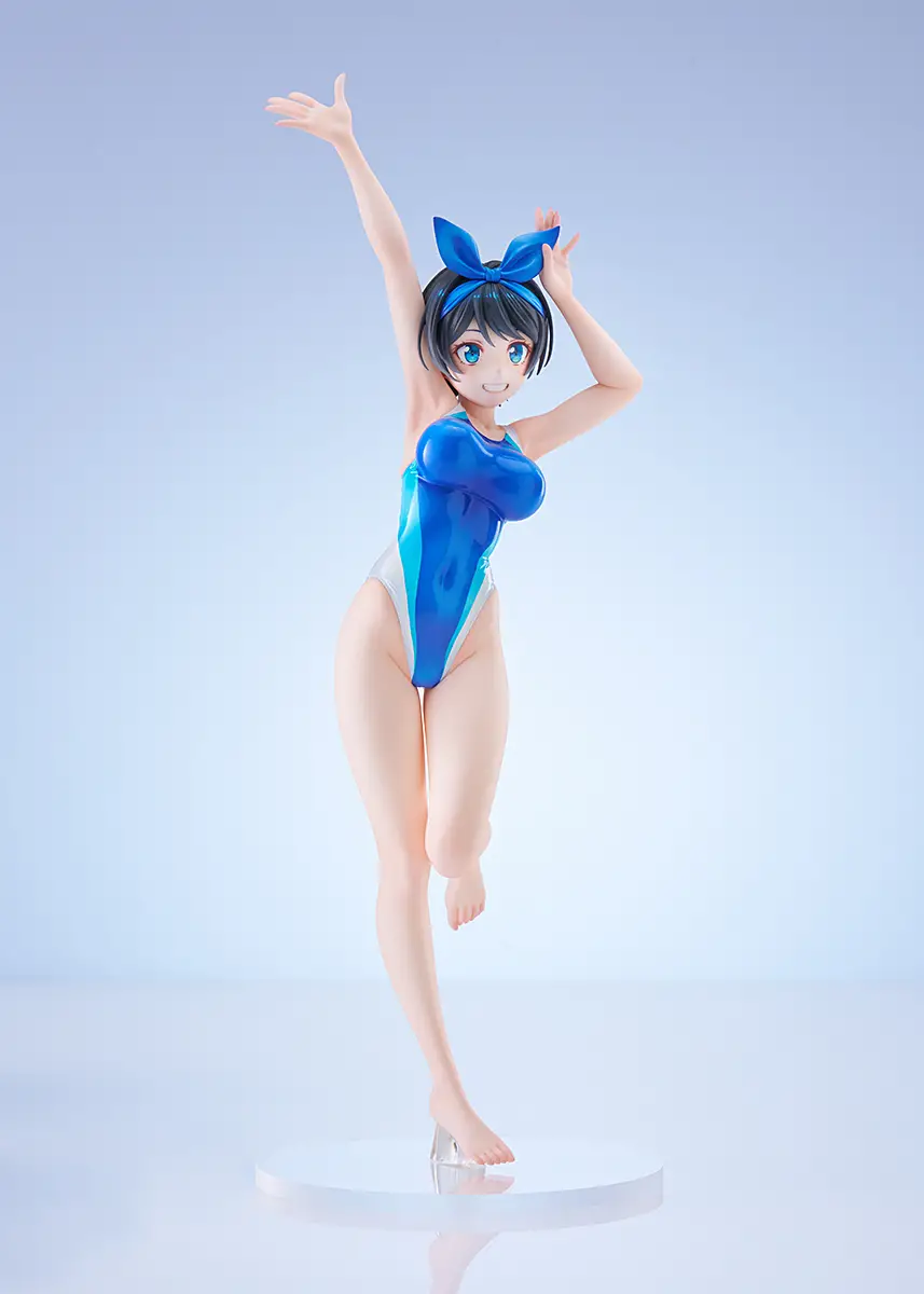 Figurine Rent-a-Girlfriend - Ruka Sarashina - Ver. competitive swimsuit - Swimsuit Silhouette - 1/7 - Amakuni
