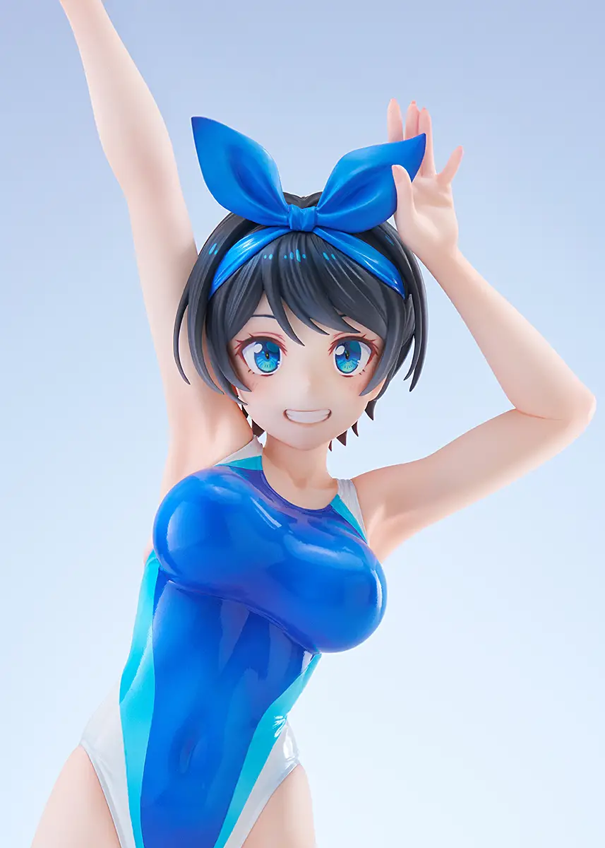 Figurine Rent-a-Girlfriend - Ruka Sarashina - Ver. competitive swimsuit - Swimsuit Silhouette - 1/7 - Amakuni