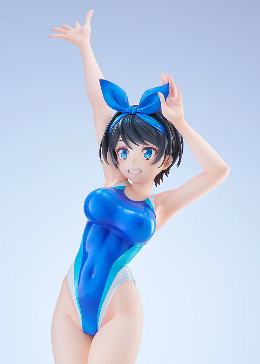 Figurine Rent-a-Girlfriend - Ruka Sarashina - Ver. competitive swimsuit - Swimsuit Silhouette - 1/7 - Amakuni