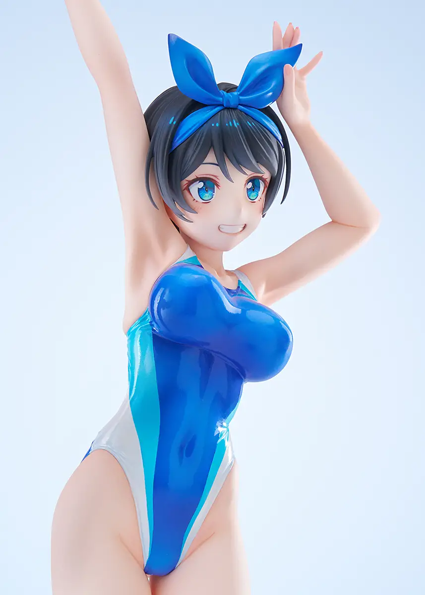 Figurine Rent-a-Girlfriend - Ruka Sarashina - Ver. competitive swimsuit - Swimsuit Silhouette - 1/7 - Amakuni