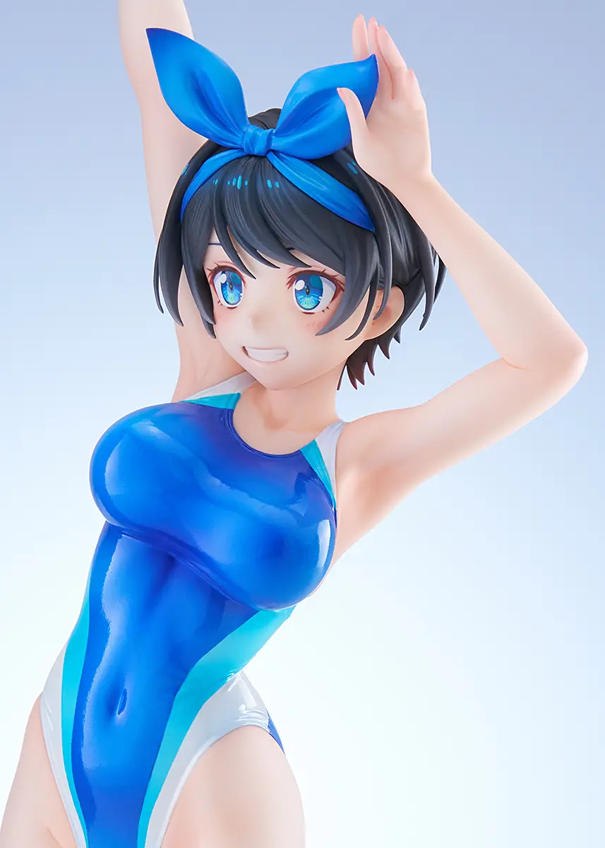 Figurine Rent-a-Girlfriend - Ruka Sarashina - Ver. competitive swimsuit - Swimsuit Silhouette - 1/7 - Amakuni