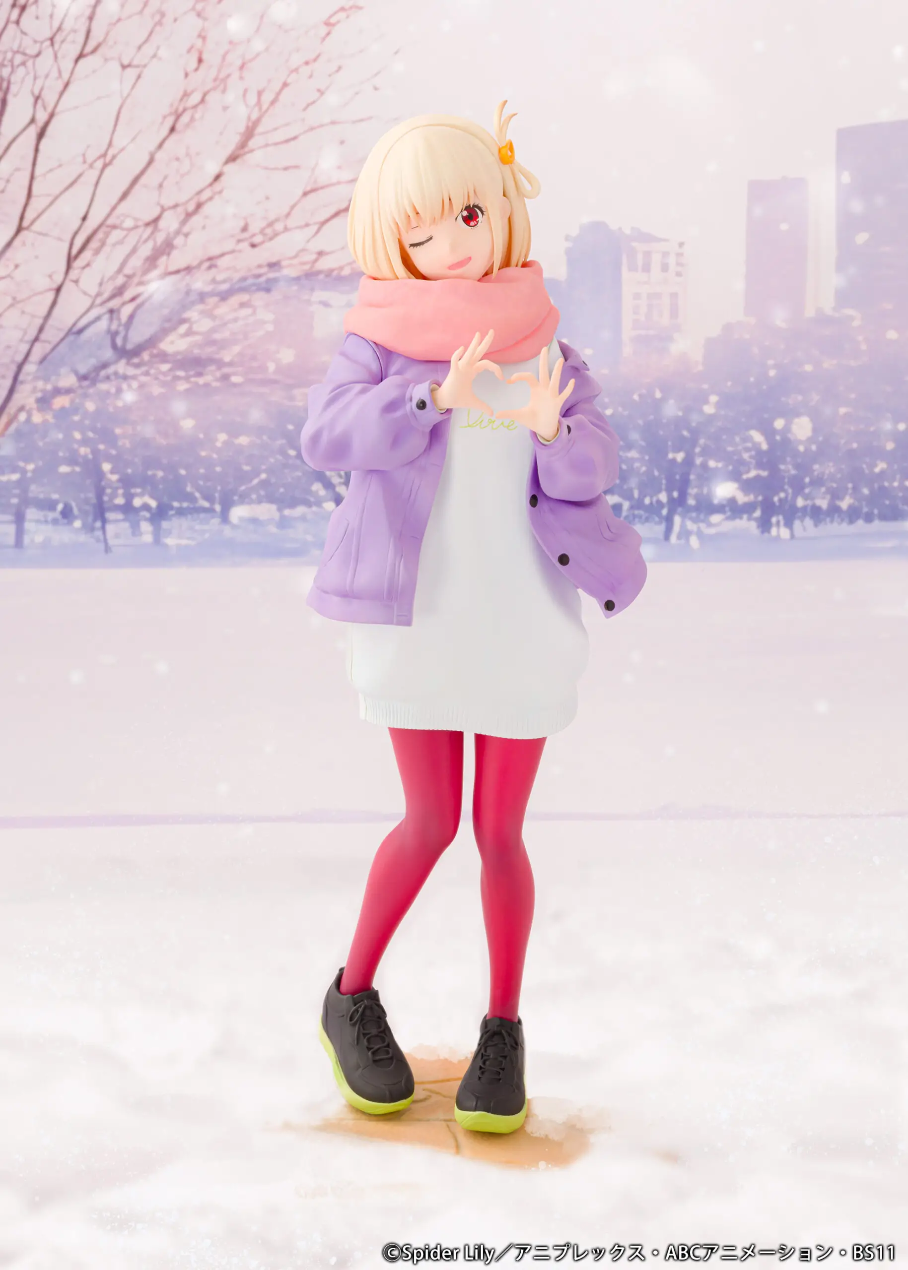 Figurine Lycoris Recoil - Chisato Nishikigi - Ver. Winter Outfit - 1/7 - PROOF