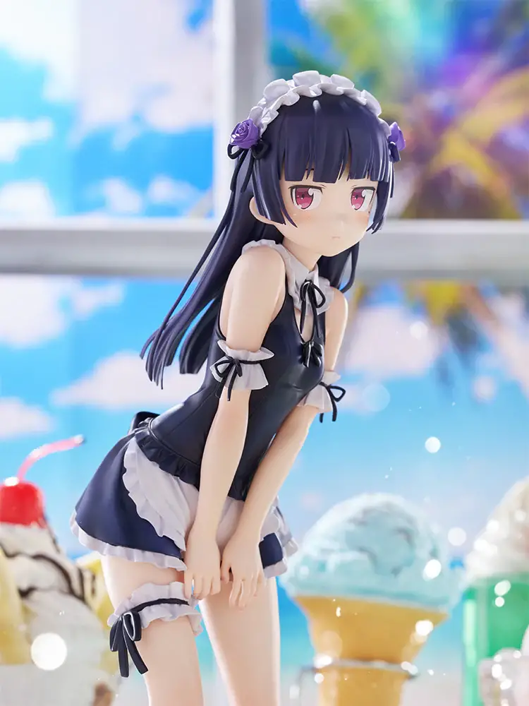 Figurine Ore no Imouto ga Konna ni Kawaii Wake ga Nai (Oreimo) - Kuroneko (Ruri Gokou) - Ver. Swimsuit Maid - Tenitol - FuRyu