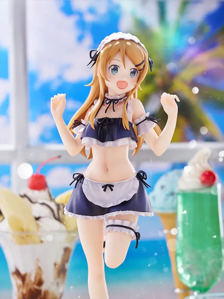 Figurine Ore no Imouto ga Konna ni Kawaii Wake ga Nai (Oreimo) - Kirino Kousaka - Ver. Swimsuit Maid - Tenitol - FuRyu