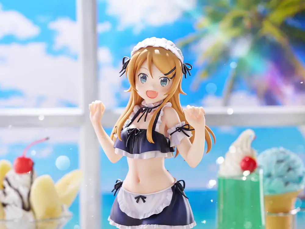 Figurine Ore no Imouto ga Konna ni Kawaii Wake ga Nai (Oreimo) - Kirino Kousaka - Ver. Swimsuit Maid - Tenitol - FuRyu