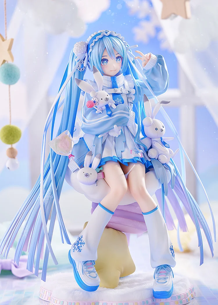 Figurine Vocaloid - Snow Hatsune Miku - Ver. Yukiiro Pop - 1/7 - Good Smile Company
