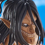 Figurine Attack on Titan - Eren Yeager - Pop Up Parade - Ver. Attack Titan Worldwide After Party - Good Smile Company