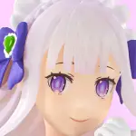Figurine Re:Zero kara Hajimeru Isekai Seikatsu - Emilia - Ver. Yumekawa Maid - Tenitol - FuRyu