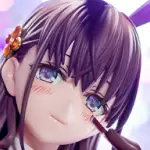 Figurine The Demon Sword Master of Excalibur Academy - Elfiné Phillet - Ver. Flower's Purple Bunny - 1/6 - Hakoiri Musume