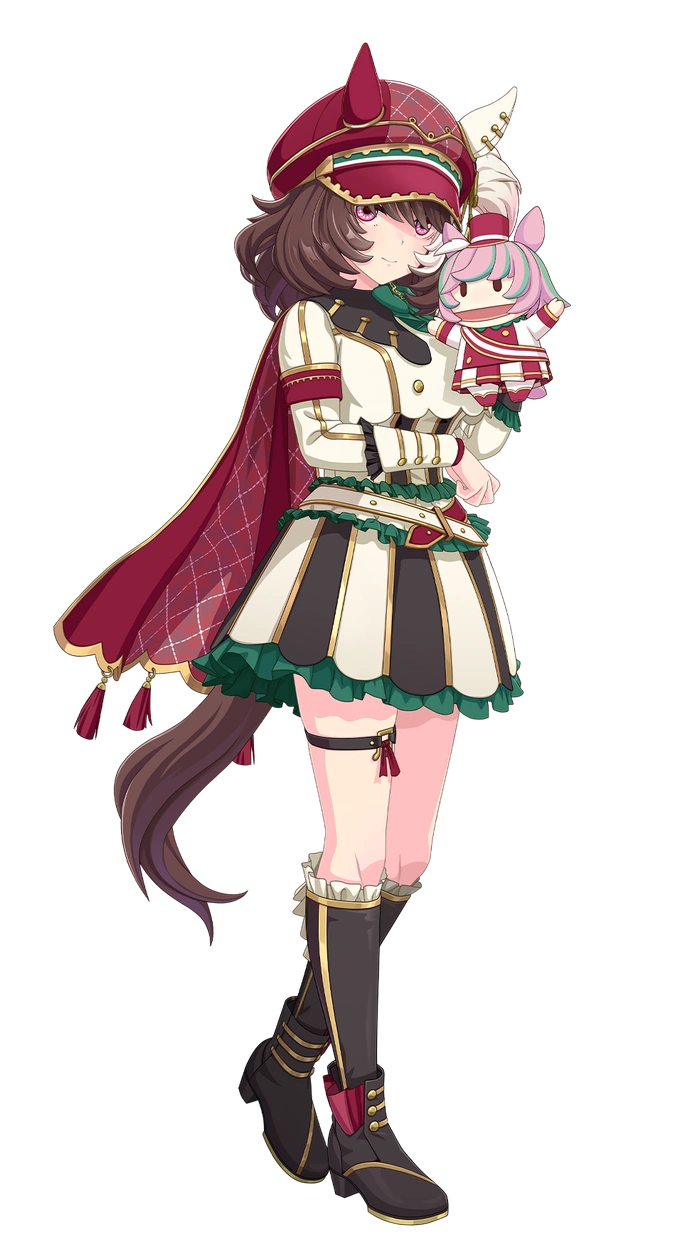 Marche Lorraine dans Umamusume Pretty Derby, revetant sa tenue de course "Starting Future"