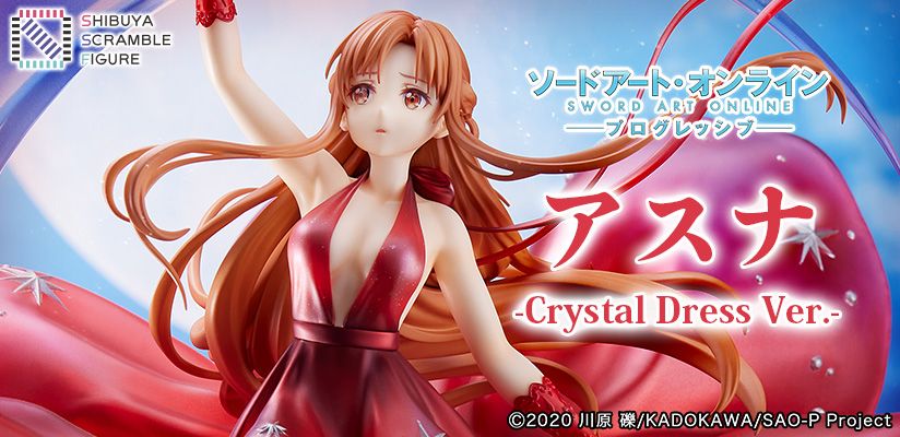 Figurine Asuna - Ver. Cristal Dress - Shibuya Scramble Figure - Alpha Satellite eStream Couv