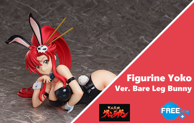 Figurine Tengen Toppa Gurren Lagann - Yoko - Ver. Bare Leg Bunny - B-Style - FREEing Couv A