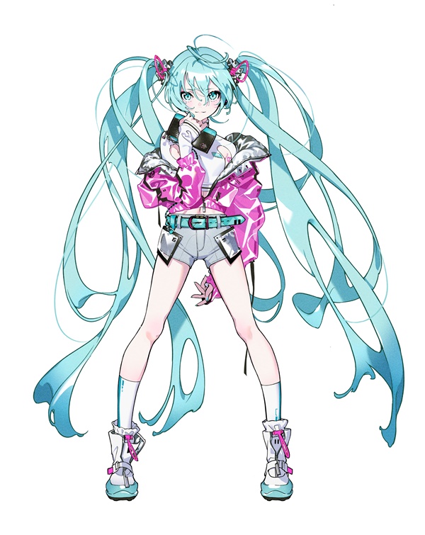 Illustration Hatsune Miku Ver. With Solwa dessiner par Mai Yoneyama