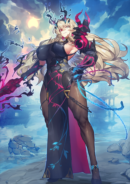 Fate Grand Order - Illustration de la deuxi&egrave;me forme de la servante de classe Saber : Barghest.