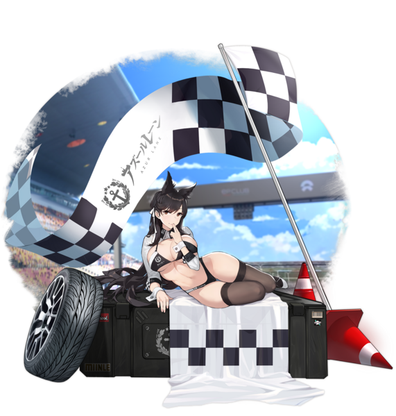 Skin Stunning Speedster du croiseur lourd, Atago, dessin&eacute;e par Kishiyo