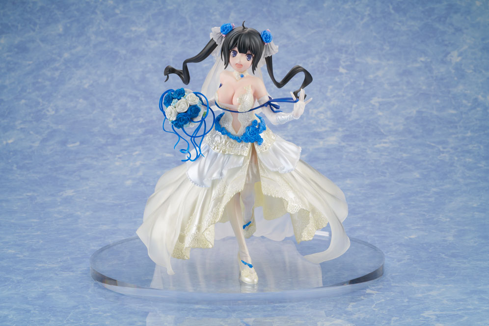Figurine DanMachi: La L&eacute;gende des Familias - Hestia - Ver. Wedding dress - 1/7 - F:Nex - FuRyu 