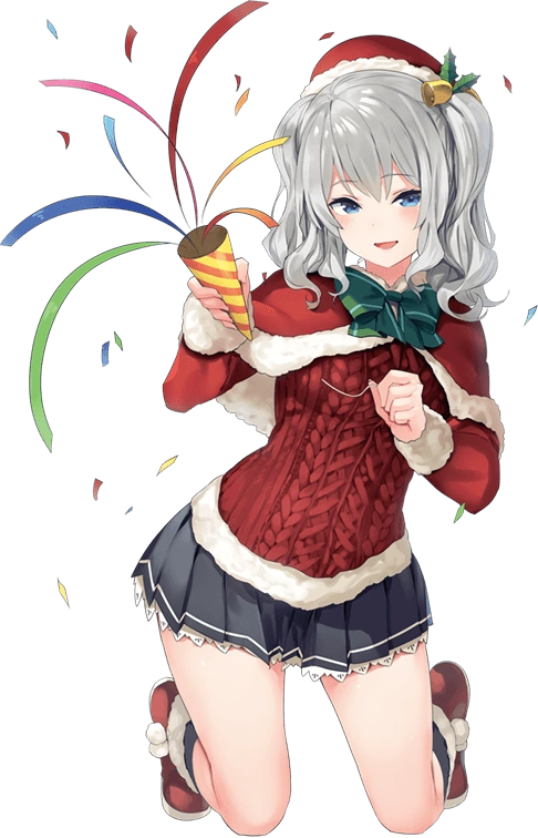 Illustration du skin Xmas de Kashima disponible dans le jeu 