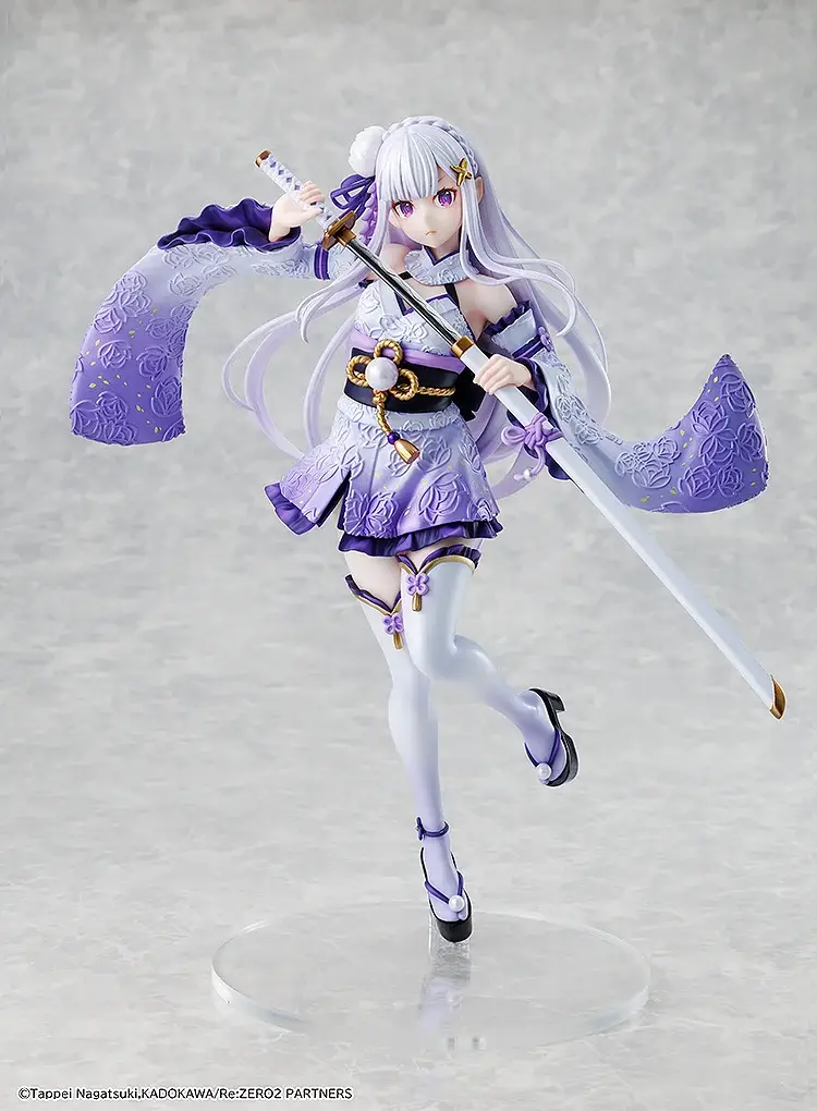 Figurine Re:Zero kara Hajimeru Isekai Seikatsu - Emilia - Ver. Battle Uniform (Ver. Combat Outfit) - 1/7 - KDcolle - Kadokawa