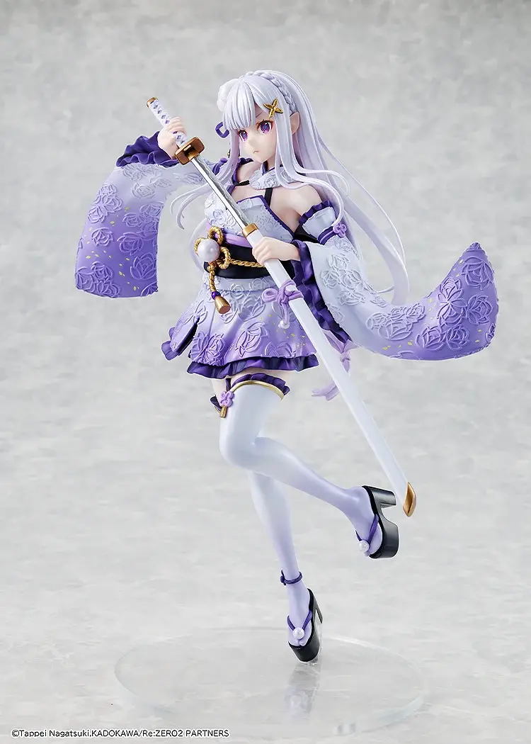 Figurine Re:Zero kara Hajimeru Isekai Seikatsu - Emilia - Ver. Battle Uniform (Ver. Combat Outfit) - 1/7 - KDcolle - Kadokawa